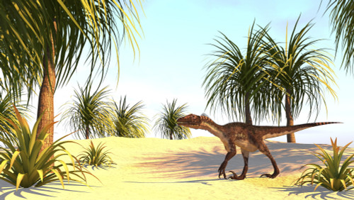 Utahraptor in a prehistoric environment Poster Print - Item # VARPSTKVA600303P