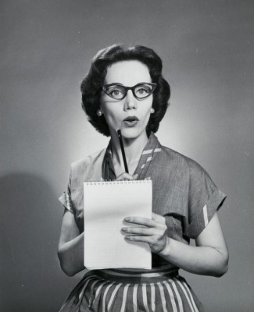 Portrait of a young woman looking surprised Poster Print - Item # VARSAL25528102D