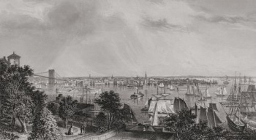 City Of New York Artist Unknown Etching Poster Print - Item # VARSAL9001043