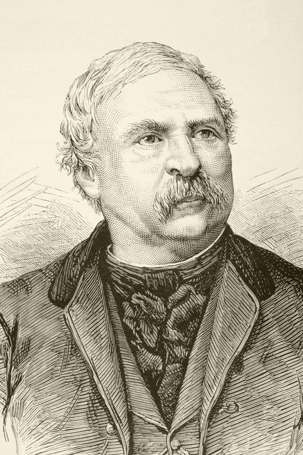 Ferenc De_k, 1803 To 1876. Hungarian Statesman. From A 19Th Century Illustration. PosterPrint - Item # VARDPI1872534
