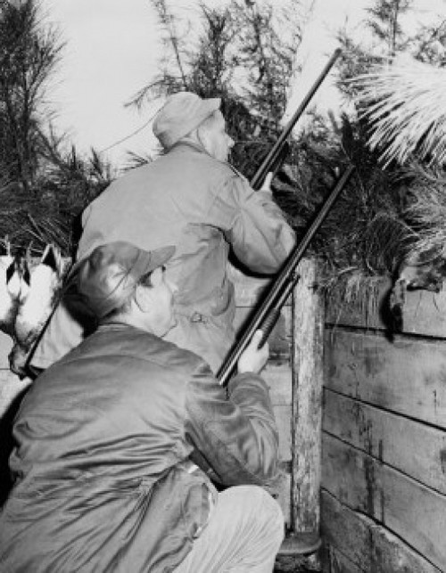 Two men hunting Poster Print - Item # VARSAL255423007