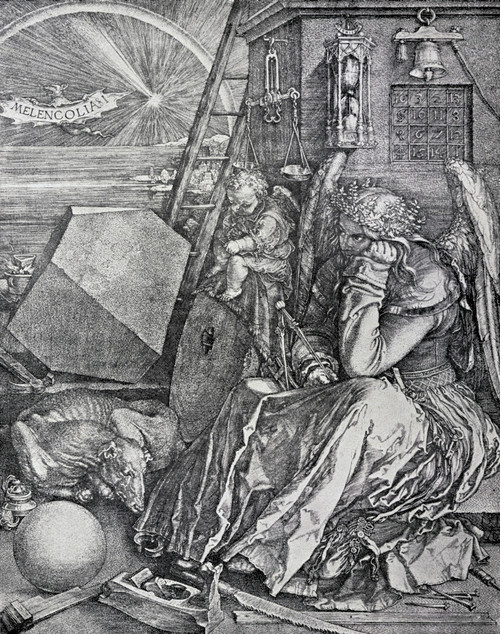 Melancholy Engraved By Albrecht Durer From The Book The Freemason By Eugen Lennhoff Published 1932 PosterPrint - Item # VARDPI1861707