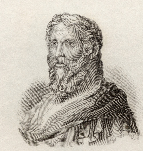 Aristophanes, C. 446 To C. 386 Bc. Comic Playwright Of Ancient Greece. From Crabb's Historical Dictionary Published 1825. PosterPrint - Item # VARDPI1905817