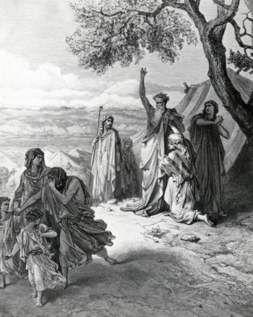 Noah Driving Ham Away by Gustave Dore  illustration  Poster Print - Item # VARSAL9953552