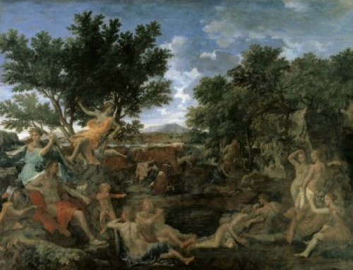 Apollo and Daphne   1664  Nicolas Poussin   Oil on canvas  Muse du Louvre  Paris Poster Print - Item # VARSAL11582363