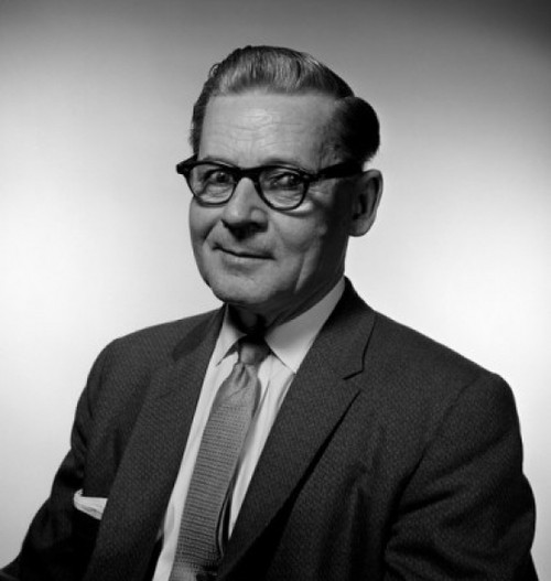 Portrait of mature businessman wearing glasses  studio shot Poster Print - Item # VARSAL255416560