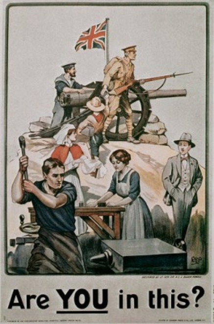 Are You in This?  World War I  Artist Unknown Poster Print - Item # VARSAL900495817