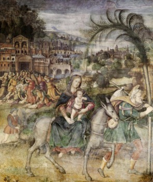 Flight Into Egypt  15th Century  Artist Unknown  Church of Santa Onofrio  Rome  Italy Poster Print - Item # VARSAL3832370172