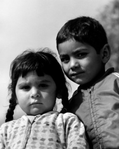 Portrait of boy and girl Poster Print - Item # VARSAL25516428