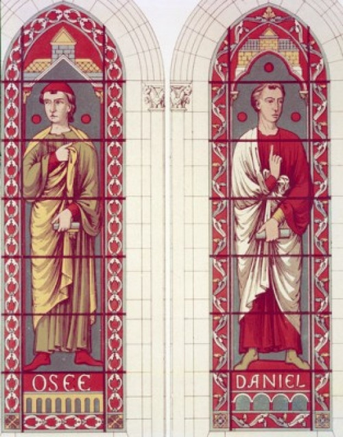 Prophets  The Hosea And Daniel  13th Century  Stained Glass  STAINED GLASS Poster Print - Item # VARSAL9008277