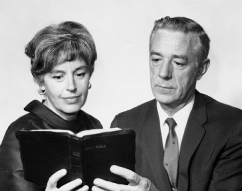 Senior couple reading a book Poster Print - Item # VARSAL25548872