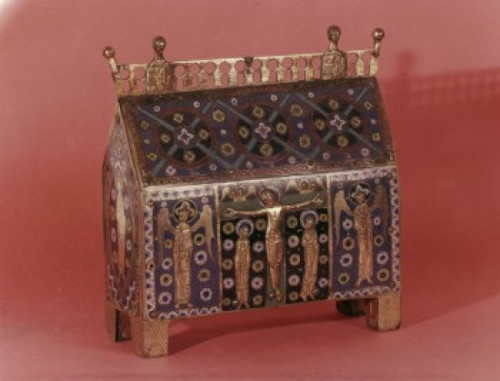 Chest  Enamel Relic  Antiques-Furniture  Stift Kremsmunster  Austria Poster Print - Item # VARSAL900794
