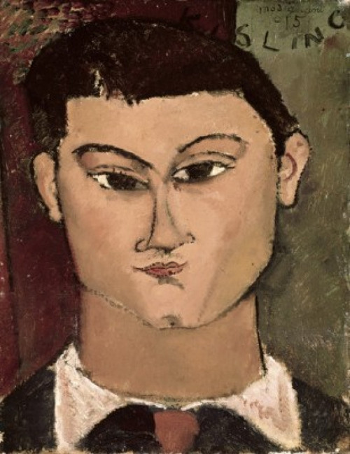 Portrait of the Painter Moise Kisling   1908  Amedeo Modigliani  Oil on canvas  Pinacoteca di Brera  Milan  Italy Poster Print - Item # VARSAL3805439616