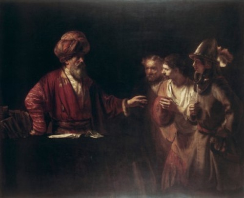 The Centurion Cornelius Rembrandt Harmensz van Rijn Oil On Canvas Wallace Collection  London  England Poster Print - Item # VARSAL900126495