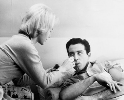 Side profile of a young woman giving medicine to a patient Poster Print - Item # VARSAL25535583