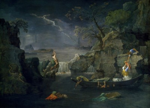 Winter or the Deluge by Nicolas Poussin   c. 1660     Paris   Musee du Louvre Poster Print - Item # VARSAL11582579
