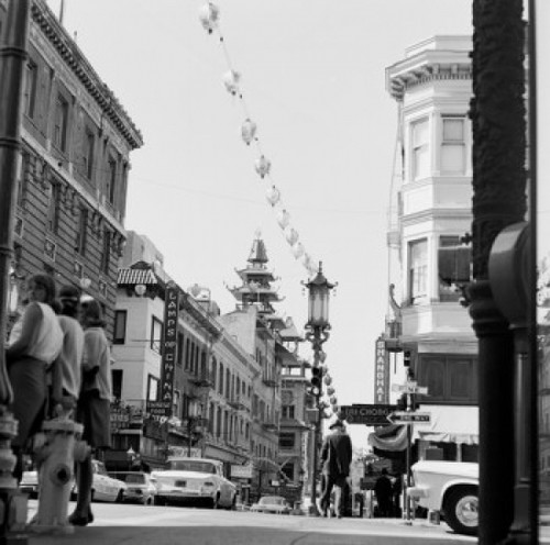 USA  California  San Francisco  Street in Chinatown Poster Print - Item # VARSAL255424239