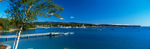 Pier at a harbor, Southwest Harbor, Mount Desert Island, Hancock County, Maine, USA Poster Print - Item # VARPPI25182