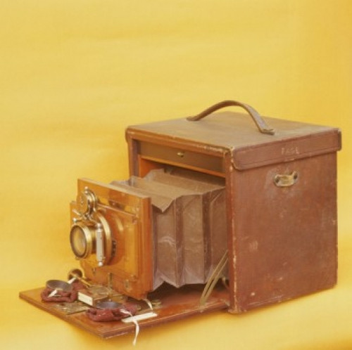 Close-up of an antique camera Poster Print - Item # VARSAL3836430948
