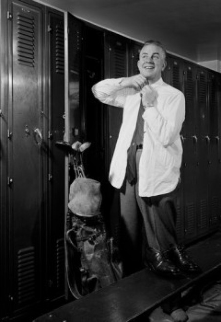Man getting dressed in locker room Poster Print - Item # VARSAL255418972