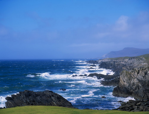 Atlantic Ocean, Achill Island, Looking Towards Keel, Co Mayo, Ireland PosterPrint - Item # VARDPI1809891