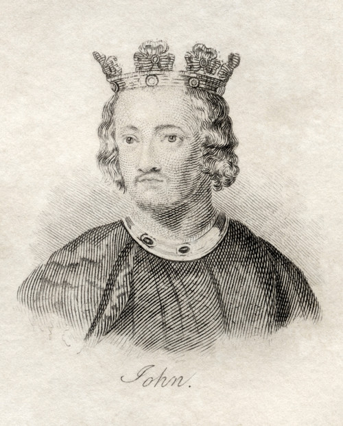 John Of England 1166 _ 1216 English King From The Book Crabbs Historical Dictionary Published 1825 PosterPrint - Item # VARDPI1855639