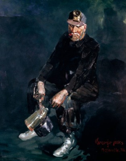 The Miner by George Luks   USA  Washington DC  National Gallery of Art Poster Print - Item # VARSAL900145597
