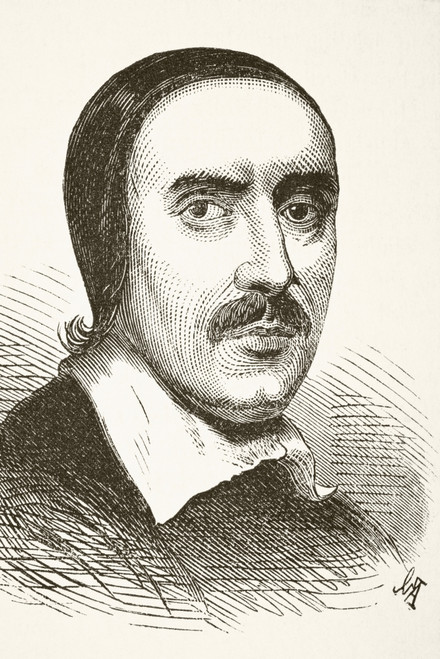 Jeremy Taylor 1613 To 1667. English Clergyman And Author. Bishop Of Down And Connor In Ireland. From The National And Domestic History Of England By William Aubrey Published London Circa 1890 PosterPrint - Item # VARDPI1856278