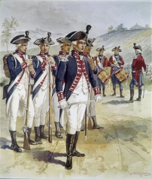 Infantry and Musicians Henry Alexander Ogden Poster Print - Item # VARSAL900105015