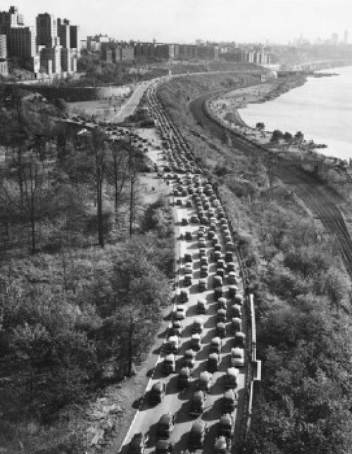 High angle view of cars moving on a highway  West Side Highway  New York City  New York  USA Poster Print - Item # VARSAL25526559 High angle view of cars moving on a highway  West Side Highway  New York City  New York  USA Poster Print - Item # VARSAL25526559