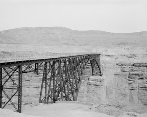 Steel bridge over canyon Poster Print - Item # VARSAL255422233