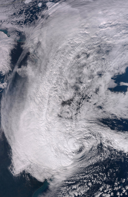 October 29, 2012 - Hurricane Sandy making landfall on the Northeastern coast of the United States Poster Print - Item # VARPSTSTK203988S