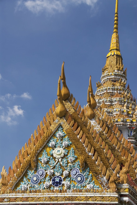 Thailand, Bangkok, Wat Phra Kaeo Complex (Grand Palace Complex), the Golden Stupa. PosterPrint - Item # VARDPI2116777