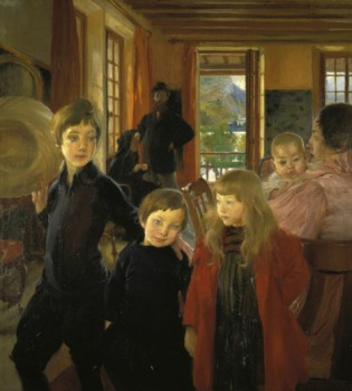 A Family or the Artist's Family     Albert Besnard   Musee d'Orsay  Paris    Poster Print - Item # VARSAL1158771