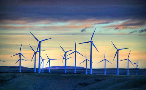 Windmill Farm Outside Of Pincher Creek, Alberta PosterPrint - Item # VARDPI2025754