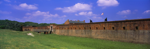 High angle view of a fort, Fort Clinch, Fort Clinch State Park, Amelia Island, Nassau County, Florida, USA Poster Print - Item # VARPPI25285