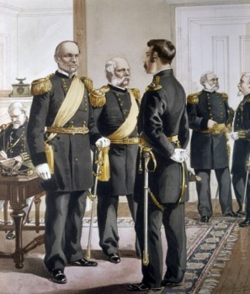 General Sherman   Major General Schofield   Officers and Staff by Henry Alexander Ogden   Poster Print - Item # VARSAL900104990