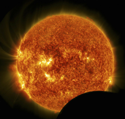 July 26, 2014 - Partial solar eclipse seen from NASA's Solar Dynamics Observatory point of view Poster Print - Item # VARPSTSTK204407S