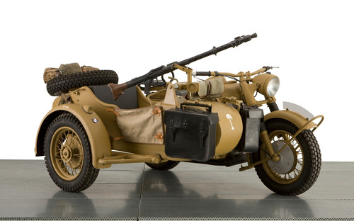 1943 BMW 750cc R7 Africa Corps military motorcycle and sidecar combination Poster Print - Item # VARPPI170346