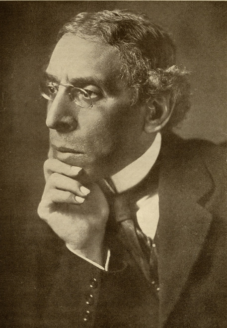 Israel Zangwill, 1864 _ 1926. English Novelist. From The Book The Masterpiece Library Of Short Stories, English, Volume 9 PosterPrint - Item # VARDPI1857666