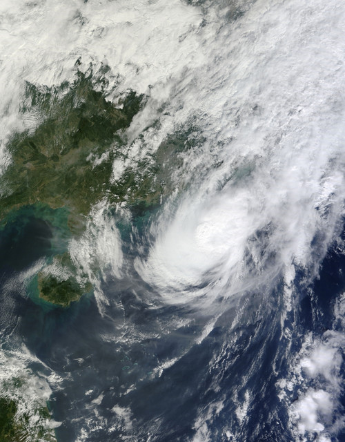 November 3, 2013 - Typhoon Krosa in the South China Sea Poster Print - Item # VARPSTSTK204269S