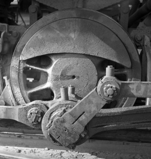Steam train wheel Poster Print - Item # VARSAL255417864