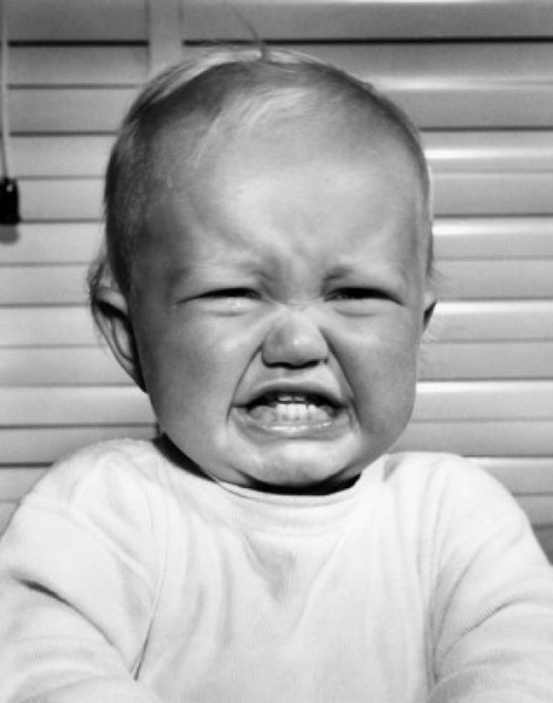 Portrait of baby crying Poster Print - Item # VARSAL2559371