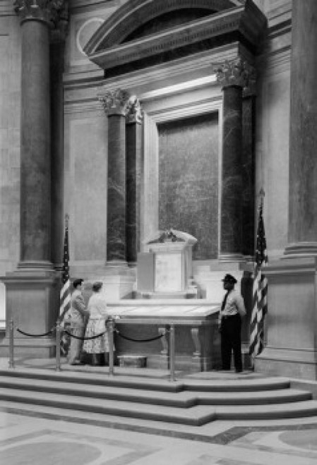 Tourists at memorial Poster Print - Item # VARSAL255422843