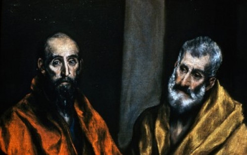 Sweden  Stockholm  Stockholm City Museum  Saints Peter and Paul by El Greco   Poster Print - Item # VARSAL90064896