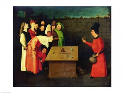 The Conjuror Poster Print by Hieronymus Bosch (24 x 18) - Item # BALXSL93883