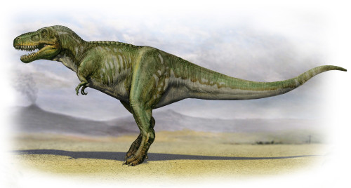 Tarbosaurus bataar, a prehistoric era dinosaur from the Late Cretaceous period Poster Print - Item # VARPSTSKR100043P