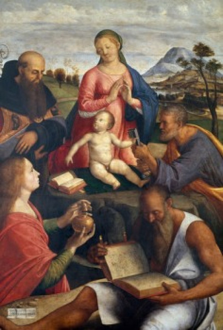 Holy Family by Alvise Vivarini   15th Century   Poster Print - Item # VARSAL11582217