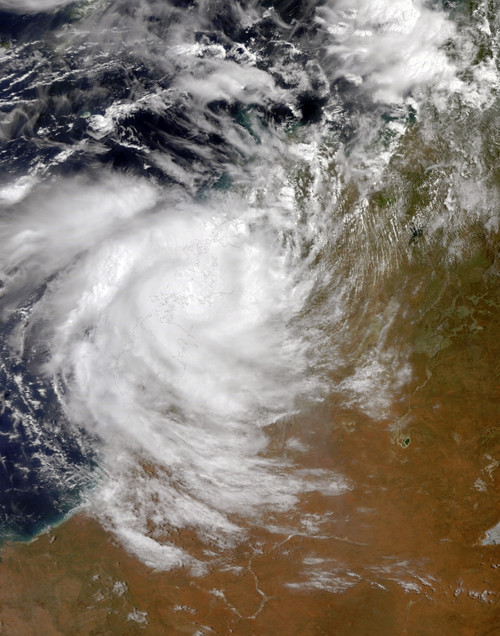 January 22, 2010 - Tropical Cyclone Magda coming ashore in Australia. Poster Print - Item # VARPSTSTK203193S