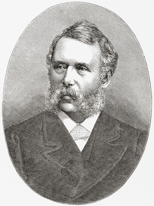 Samuel Cunliffe Lister, 1st Baron Masham, 1815 - 1906. English inventor and industrialist. From Cities of the World, published c.1893. PosterPrint - Item # VARDPI2430393